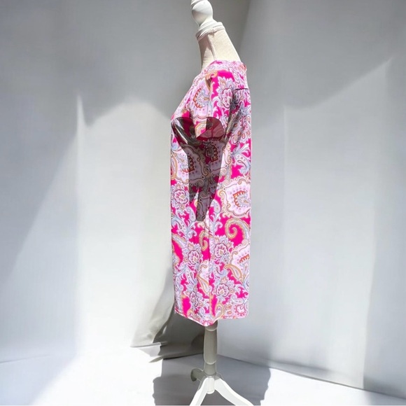 🌻NEW w/tags Jude Connally Ella Palm Beach Paisley Shirt Dress Size Small - Picture 5 of 10